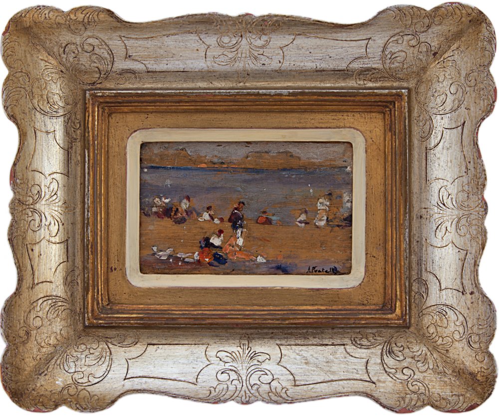 attilio pratella: Sulla spiaggia